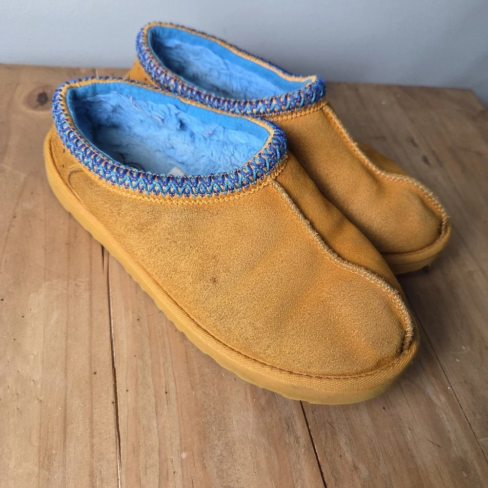 Ugg Tasman Sesame Street Cookie Monster Suede Clog‎ Mule.slop On Womens Sz 6